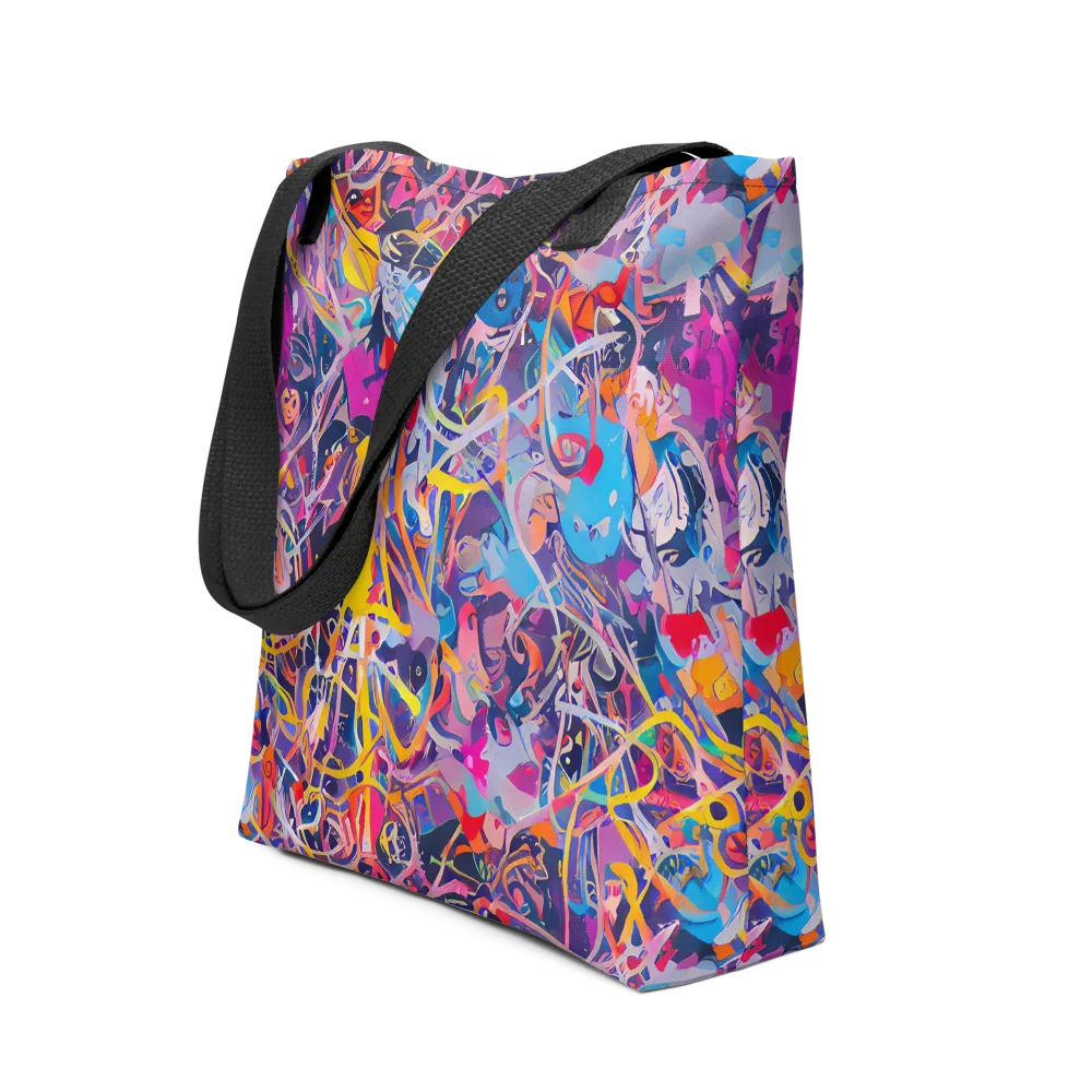 Vibrant Fusion on Tote Bag — Front