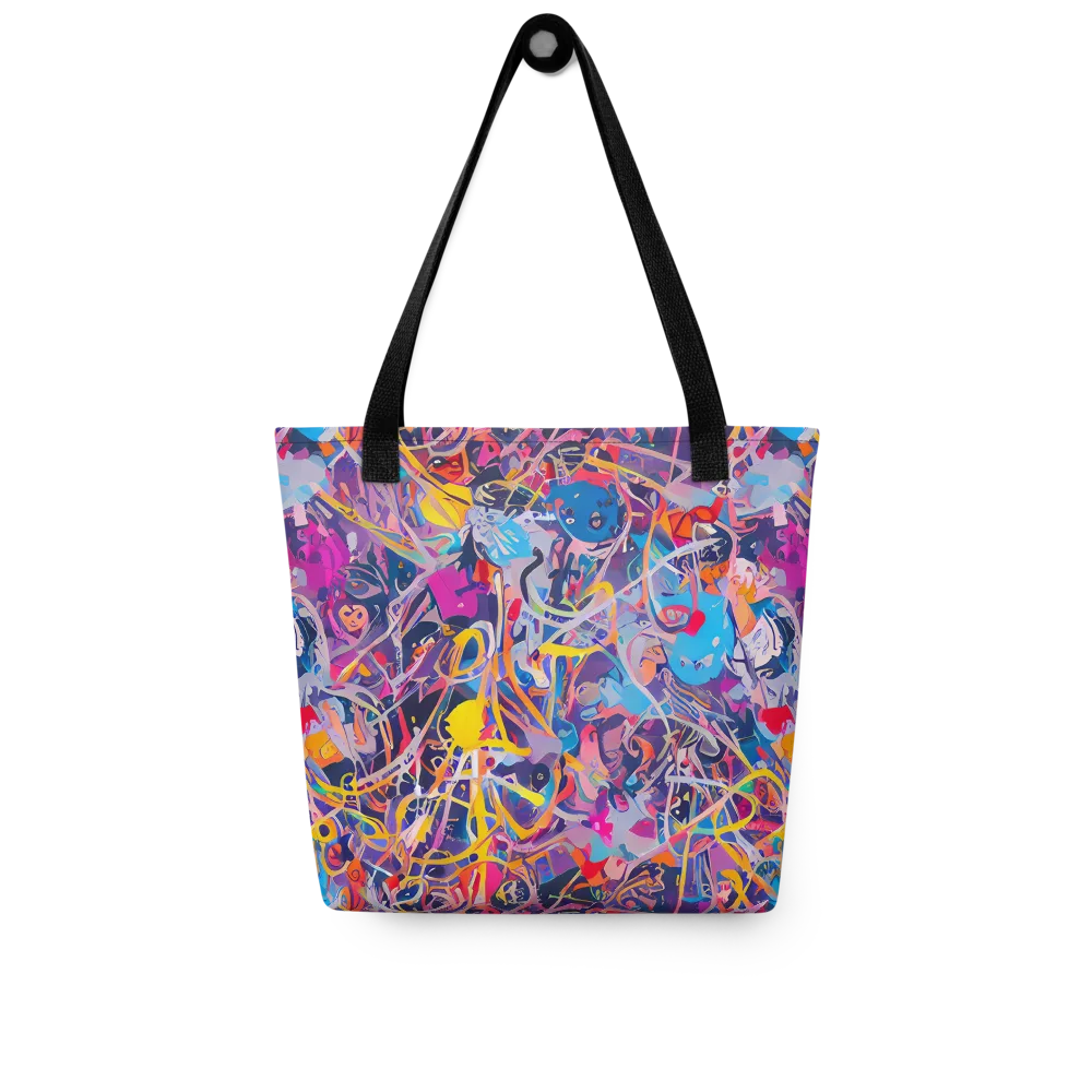 Vibrant Fusion on Tote Bag — Front
