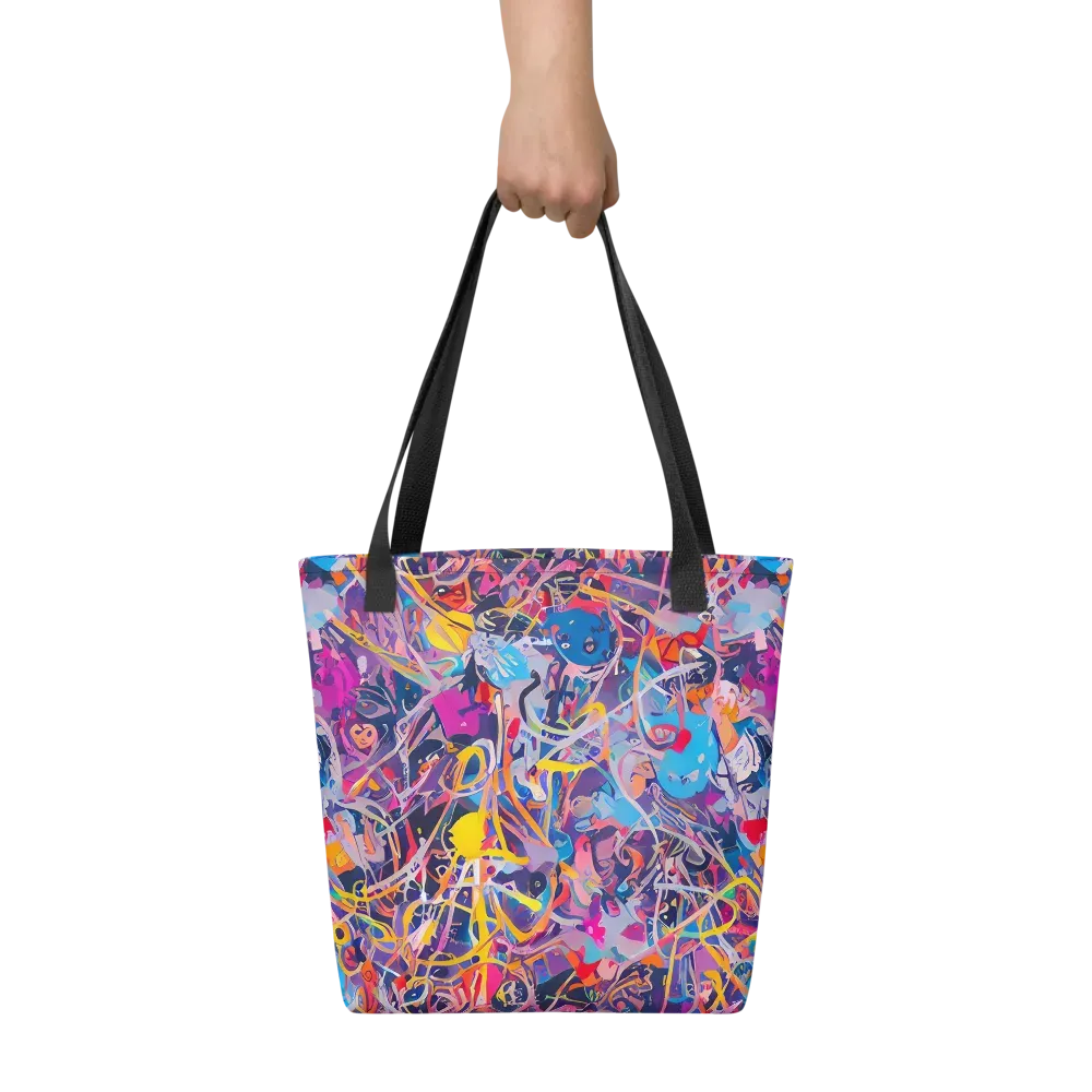 Vibrant Fusion on Tote Bag — Front