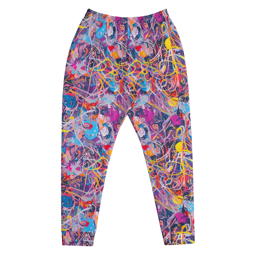 Vibrant Fusion on Men's Joggers — Front