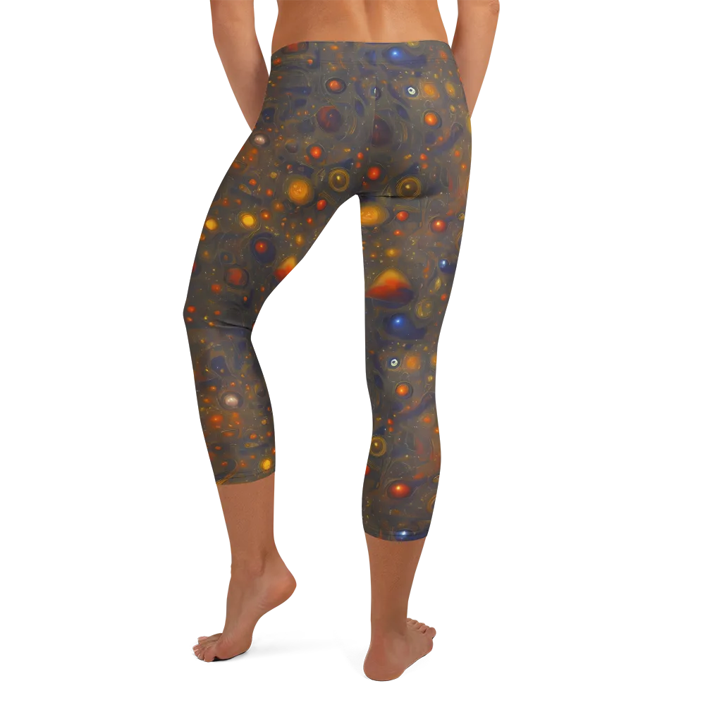 Chromal Flux on Capri Leggings — Back