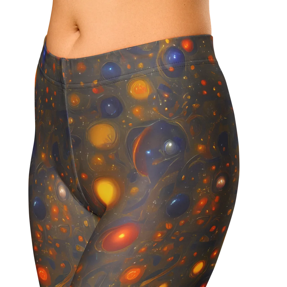 Chromal Flux on Capri Leggings — Zoomed-in