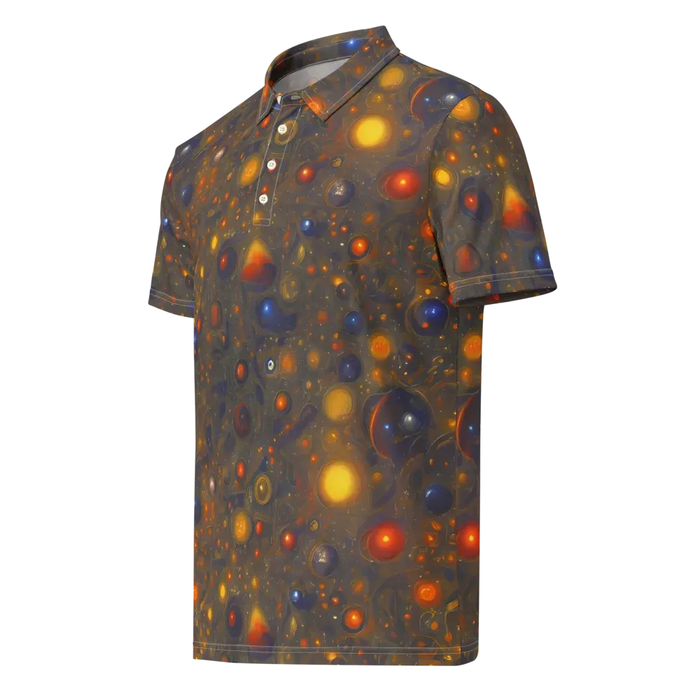 Chromal Flux on Men's Slim Fit Polo Shirt — Left Front