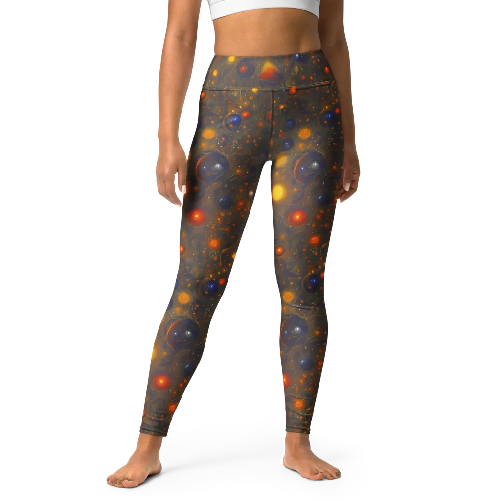 Chromal Flux on Yoga Leggings — Front