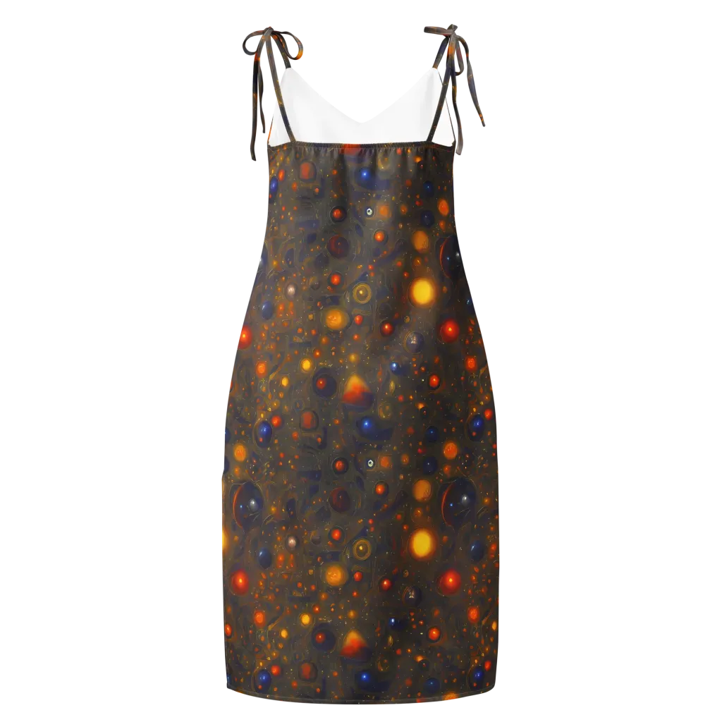Chromal Flux on Slip Dress — Back