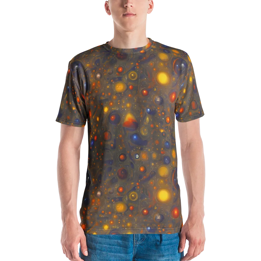 Chromal Flux on Men's Crew Neck T-Shirt — Front