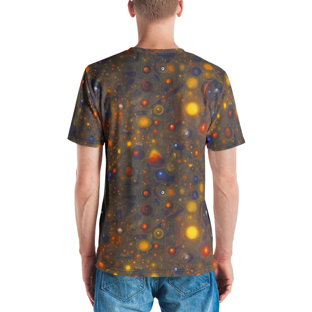 Chromal Flux on Men's Crew Neck T-Shirt — Back