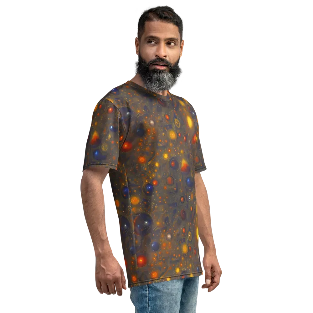Chromal Flux on Men's Crew Neck T-Shirt — Right