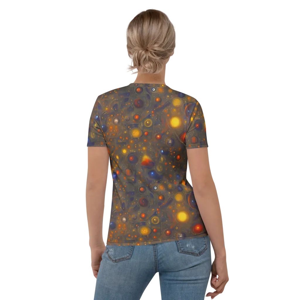 Chromal Flux on Women's Crew Neck T-Shirt — Back