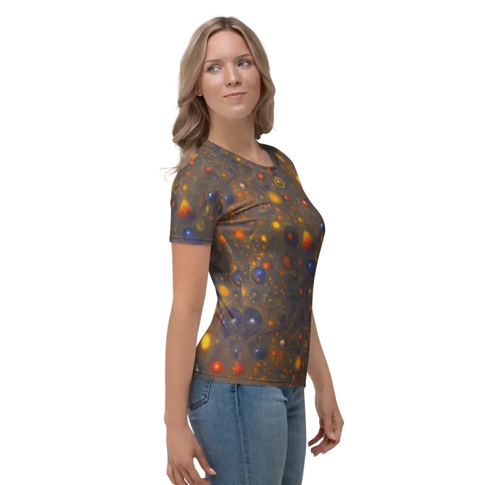 Chromal Flux on Women's Crew Neck T-Shirt — Right