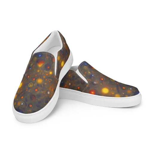 Chromal Flux on a Men's Slip-On Canvas Shoes