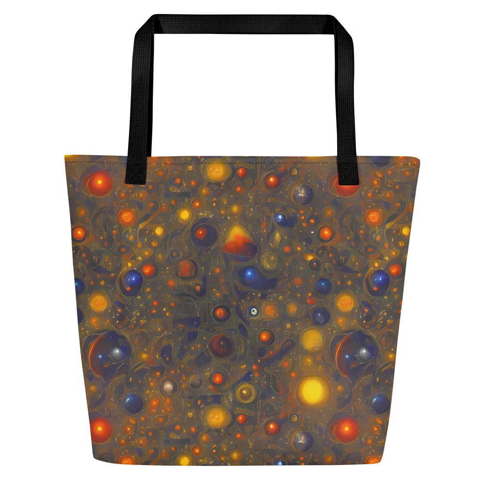 Chromal Flux on Large Tote Bag W/ Pocket — Front