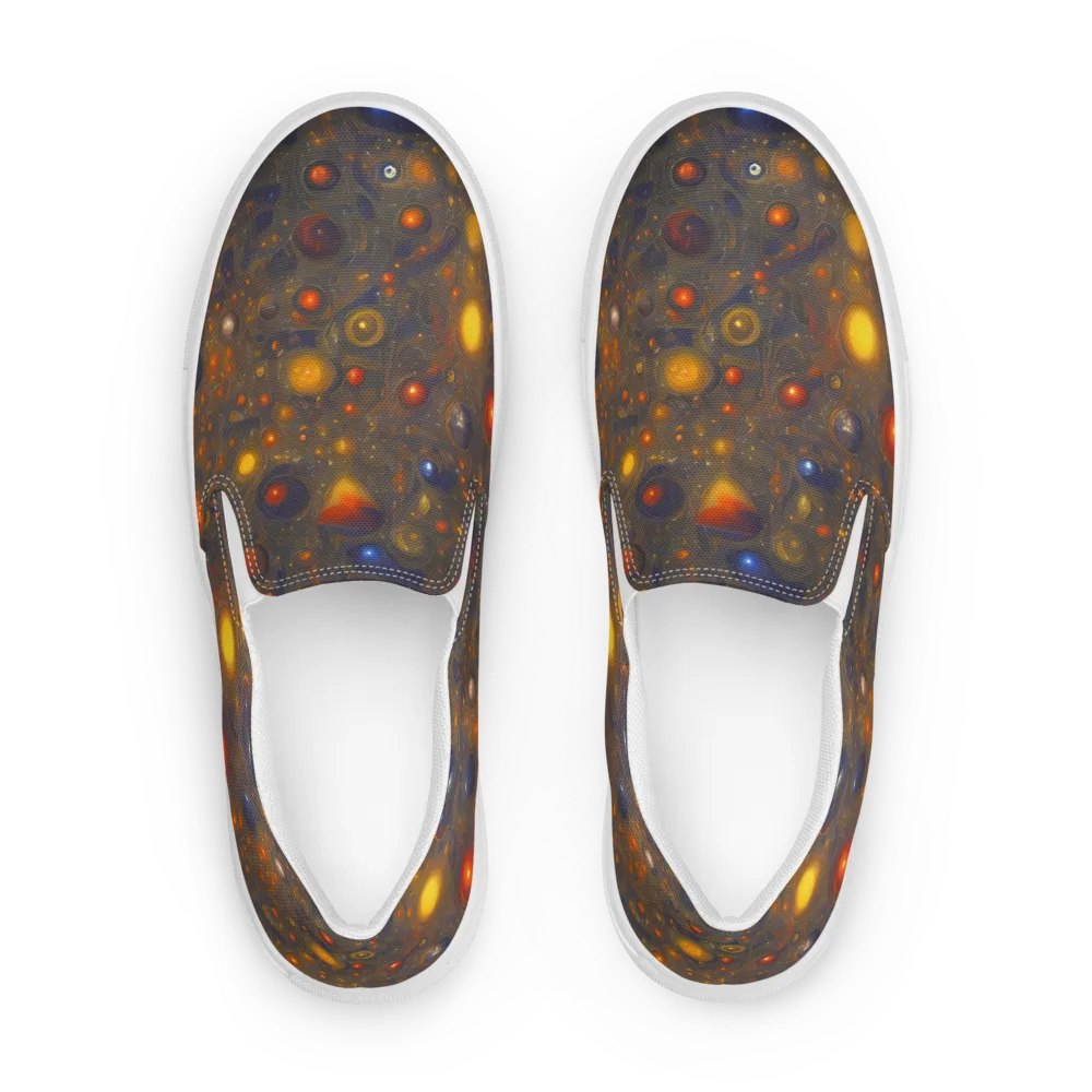 Chromal Flux on Women's Slip-On Canvas Shoes — Front