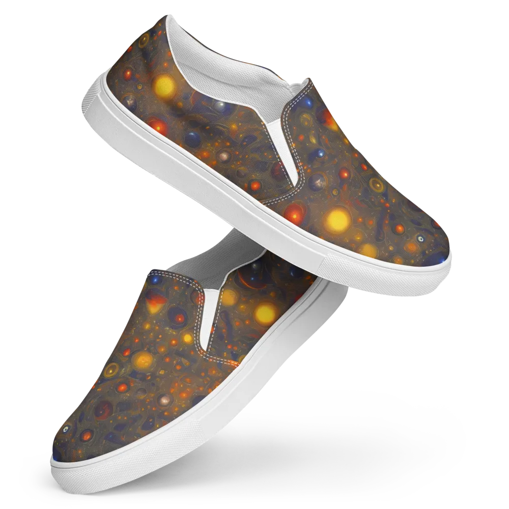 Chromal Flux on Women's Slip-On Canvas Shoes — Front