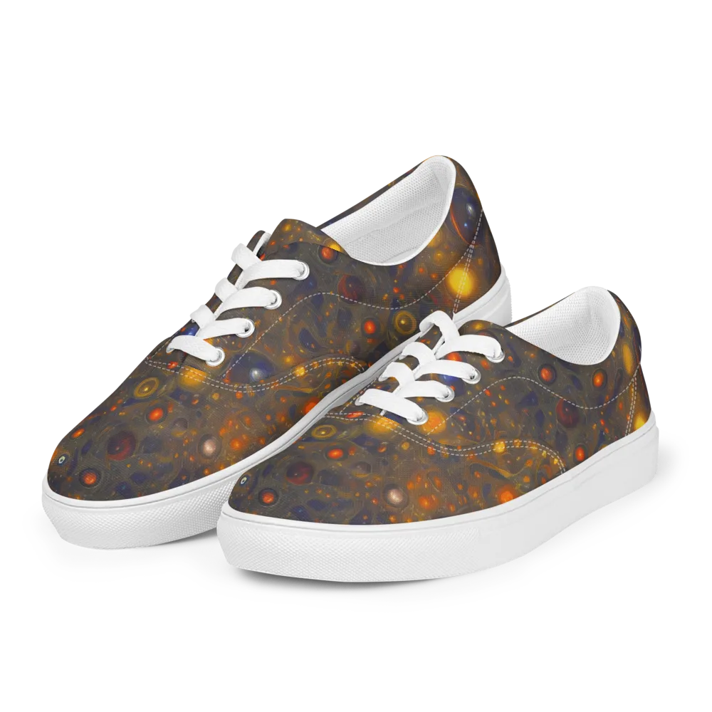 Chromal Flux on Men's Lace-Up Canvas Shoes — Left Front