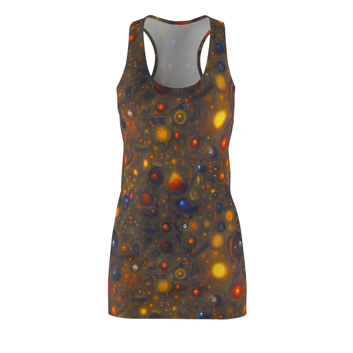 Chromal Flux on Racerback Dress — Front