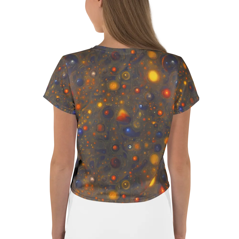 Chromal Flux on Crop Tee — Back