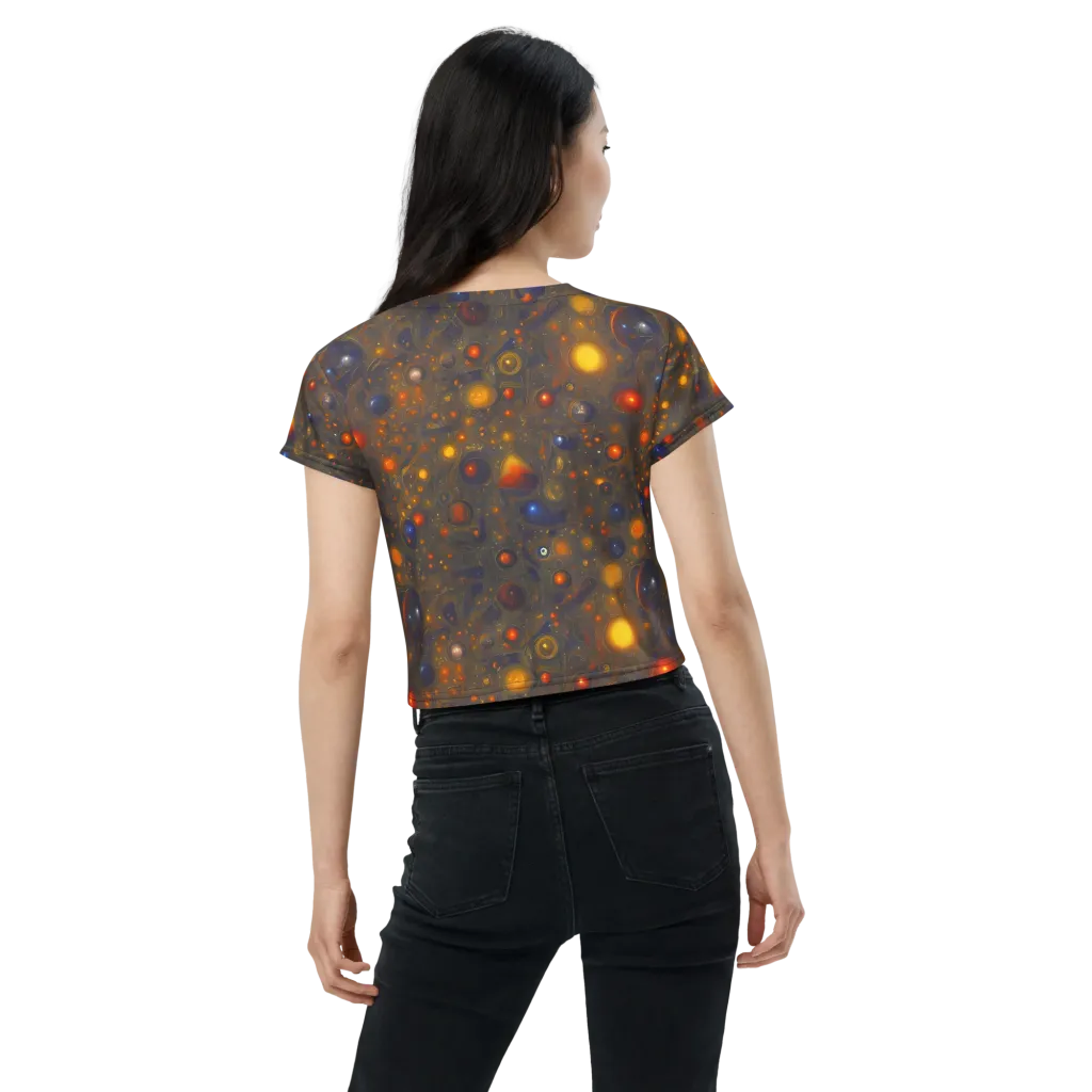 Chromal Flux on Crop Tee — Back