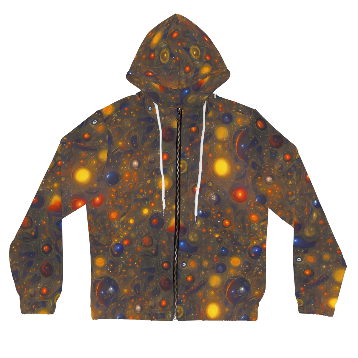 Chromal Flux on Women's Full-Zip Hoodie — Front