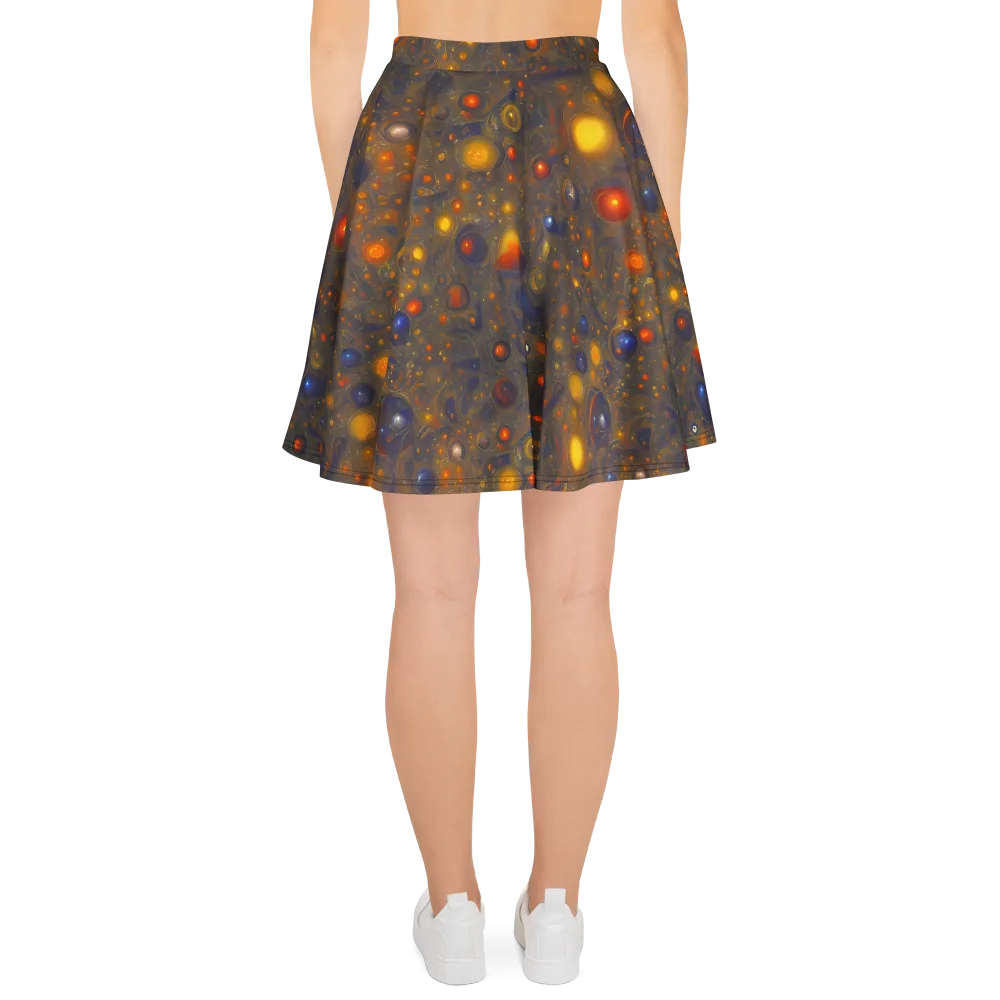 Chromal Flux on Skater Skirt — Back