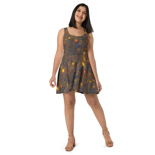Chromal Flux on a Skater Dress
