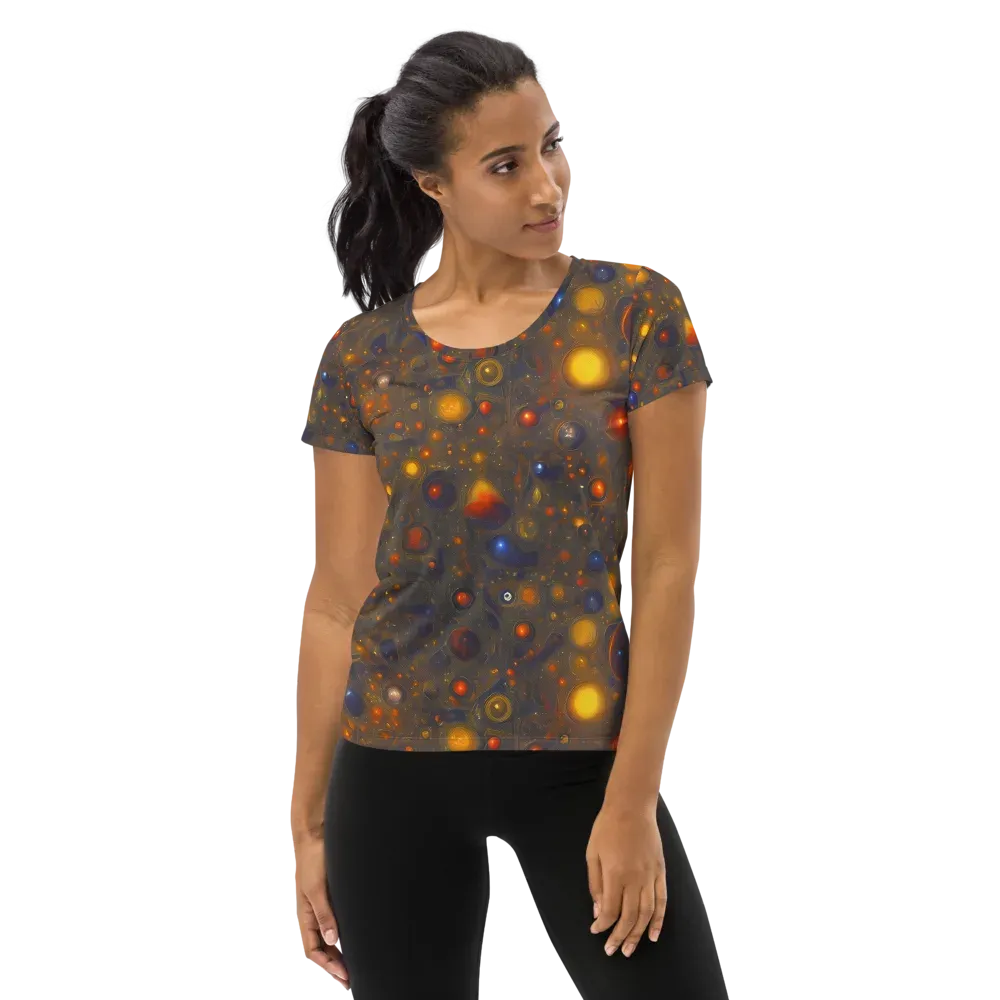 Chromal Flux on Women's Athletic T-Shirt — Front