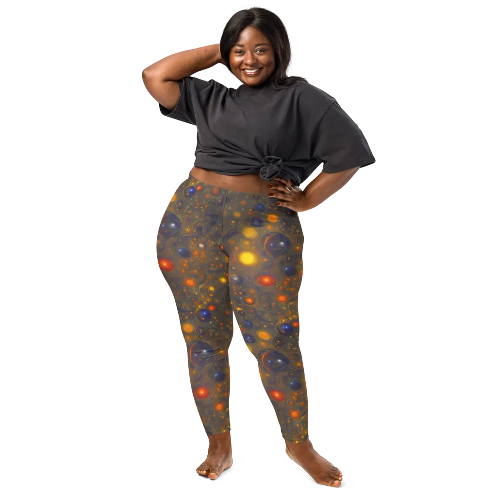 Chromal Flux on Leggings — Front