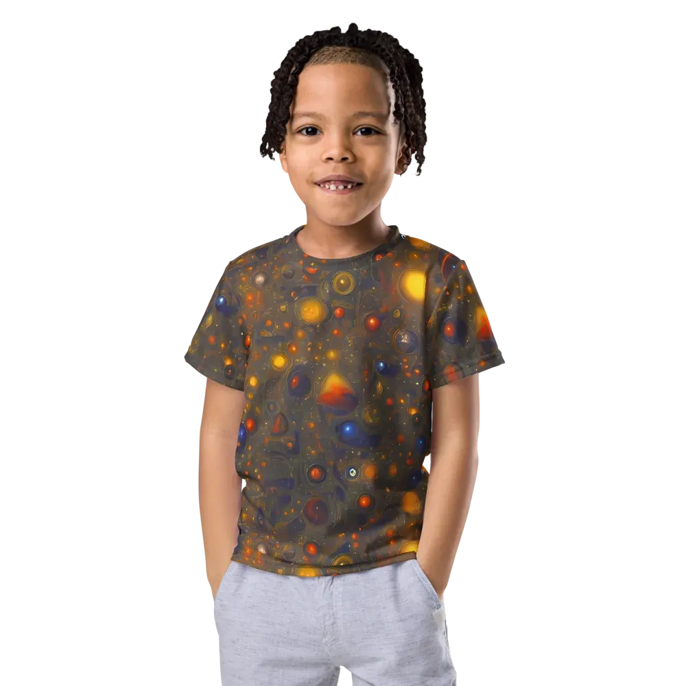 Chromal Flux on Kids Crew Neck T-Shirt — Front