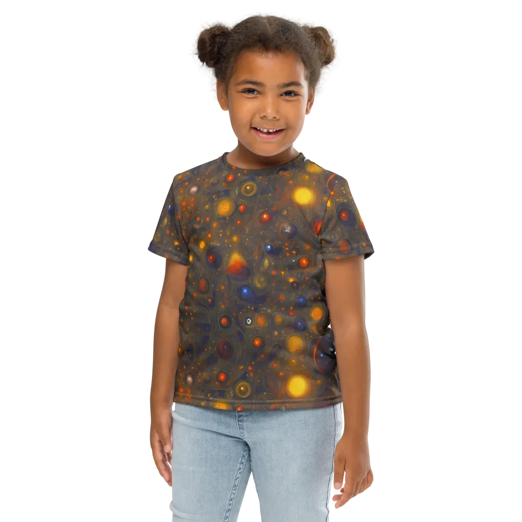 Chromal Flux on Kids Crew Neck T-Shirt — Front