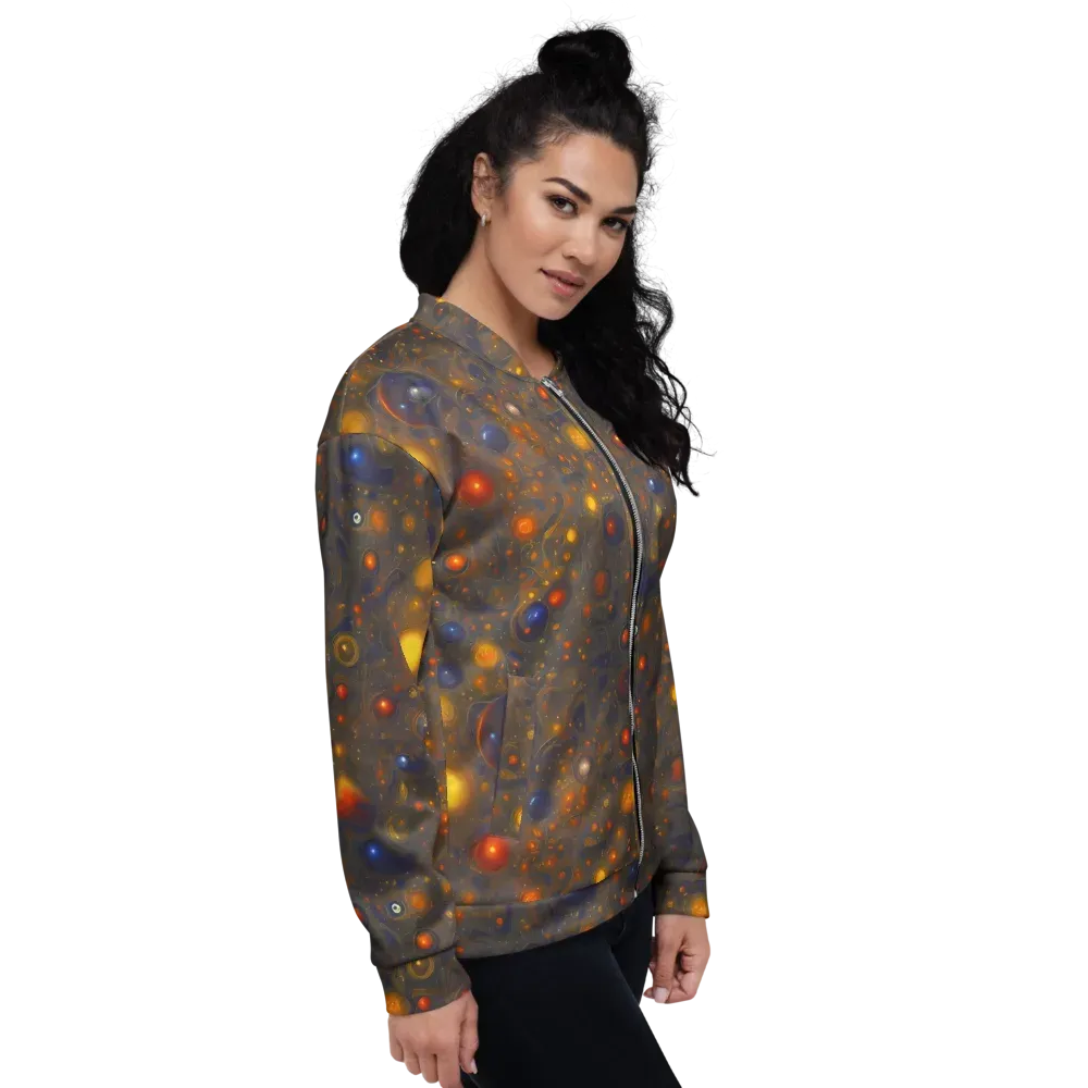 Chromal Flux on Bomber Jacket — Right