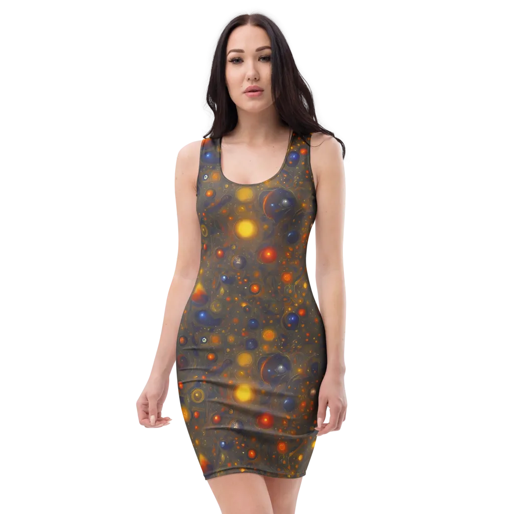 Chromal Flux on Bodycon Dress — Front
