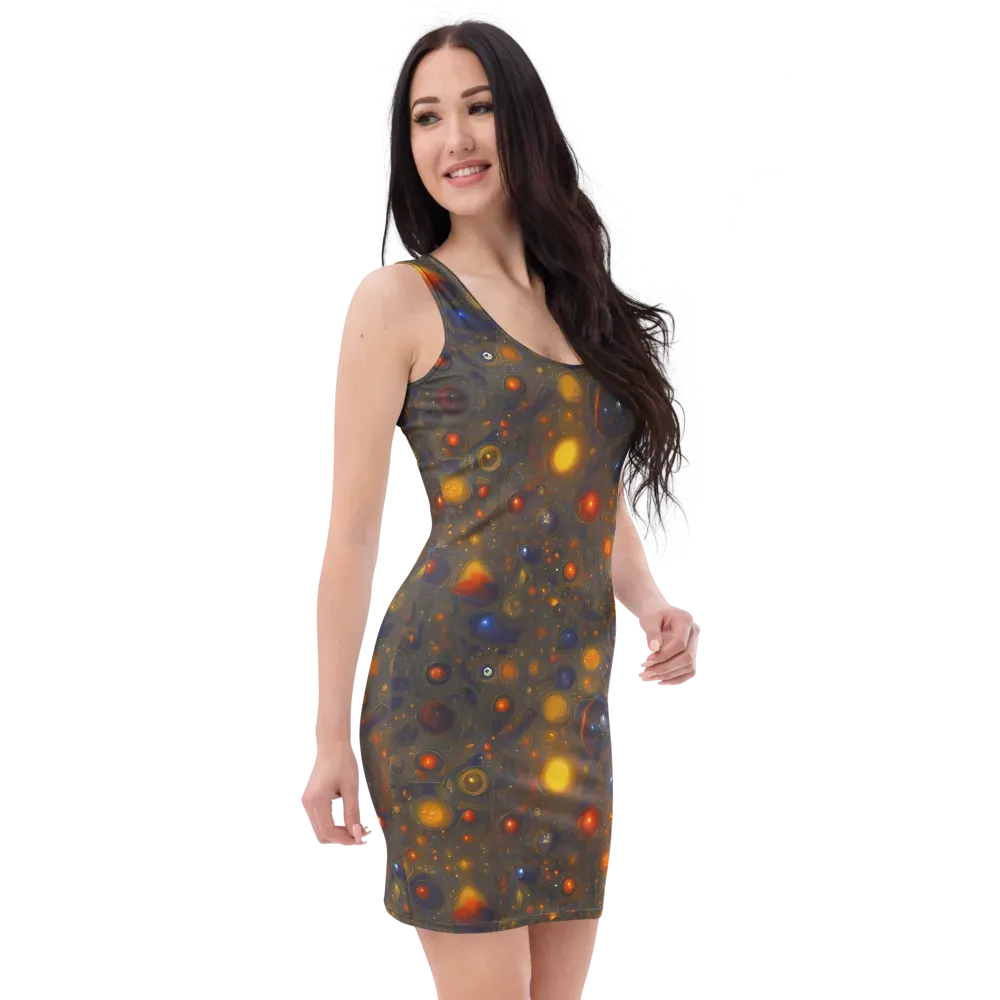 Chromal Flux on Bodycon Dress — Right Front