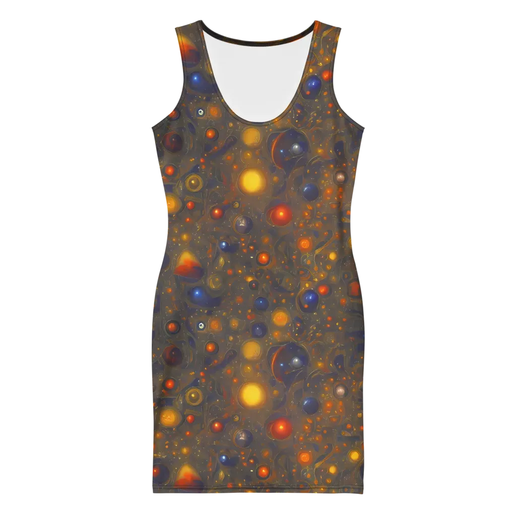 Chromal Flux on Bodycon Dress — Front