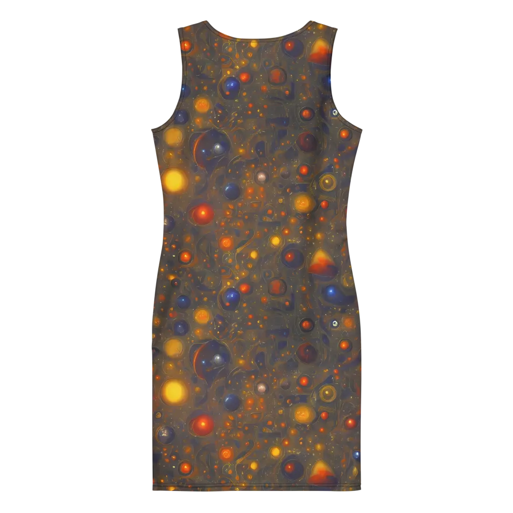Chromal Flux on Bodycon Dress — Back
