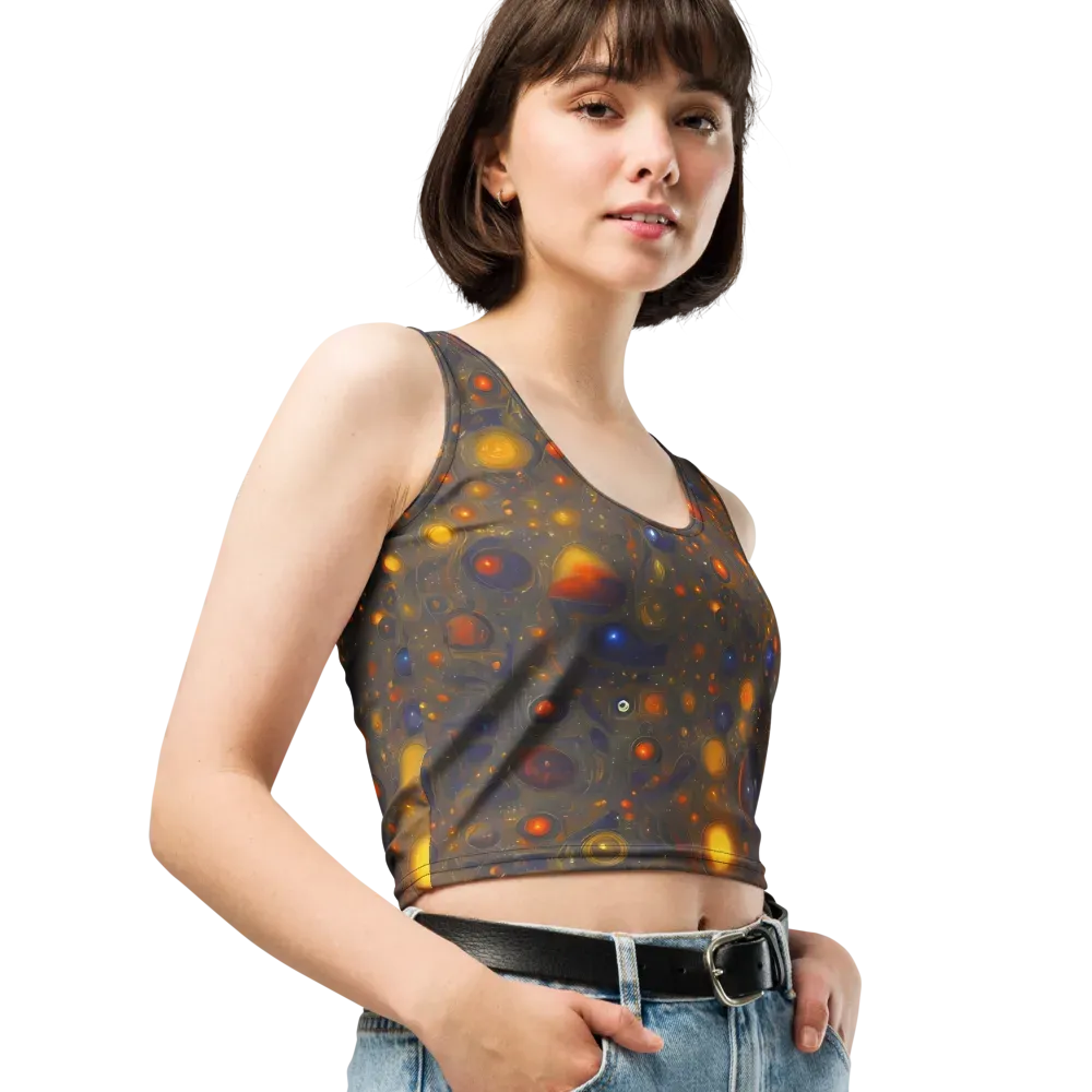 Chromal Flux on Crop Top — Right Front