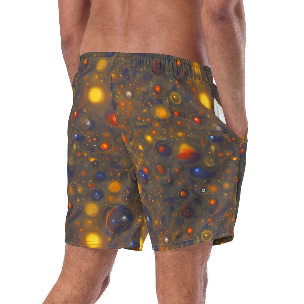 Chromal Flux on Swim Trunks — Right Back