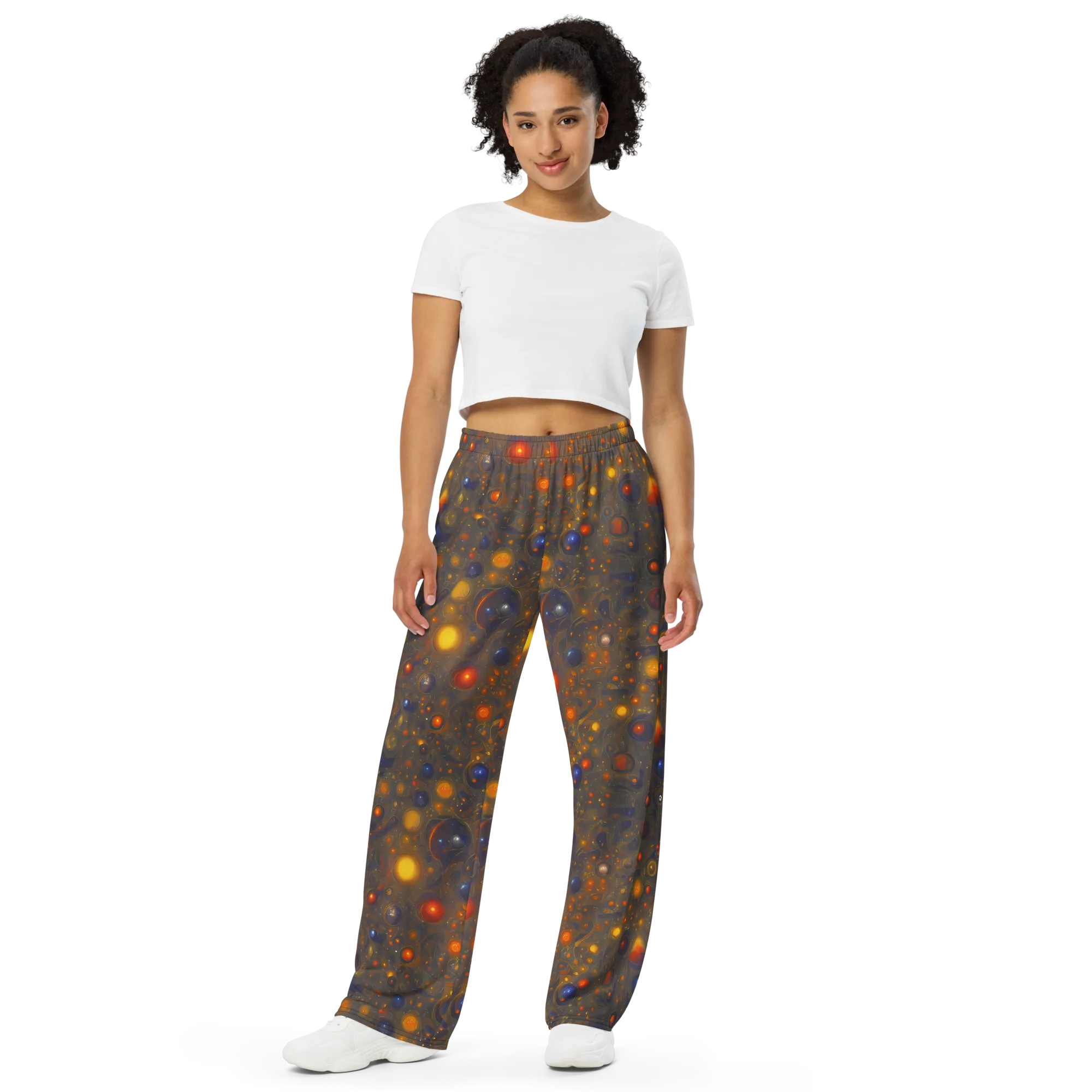 Chromal Flux on Wide-Leg Pants — Front