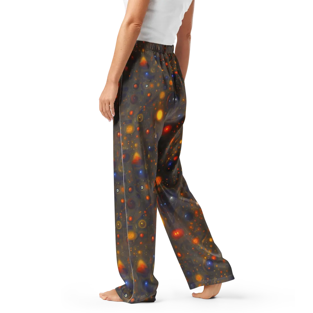 Chromal Flux on Women's Pajama Pants — Left