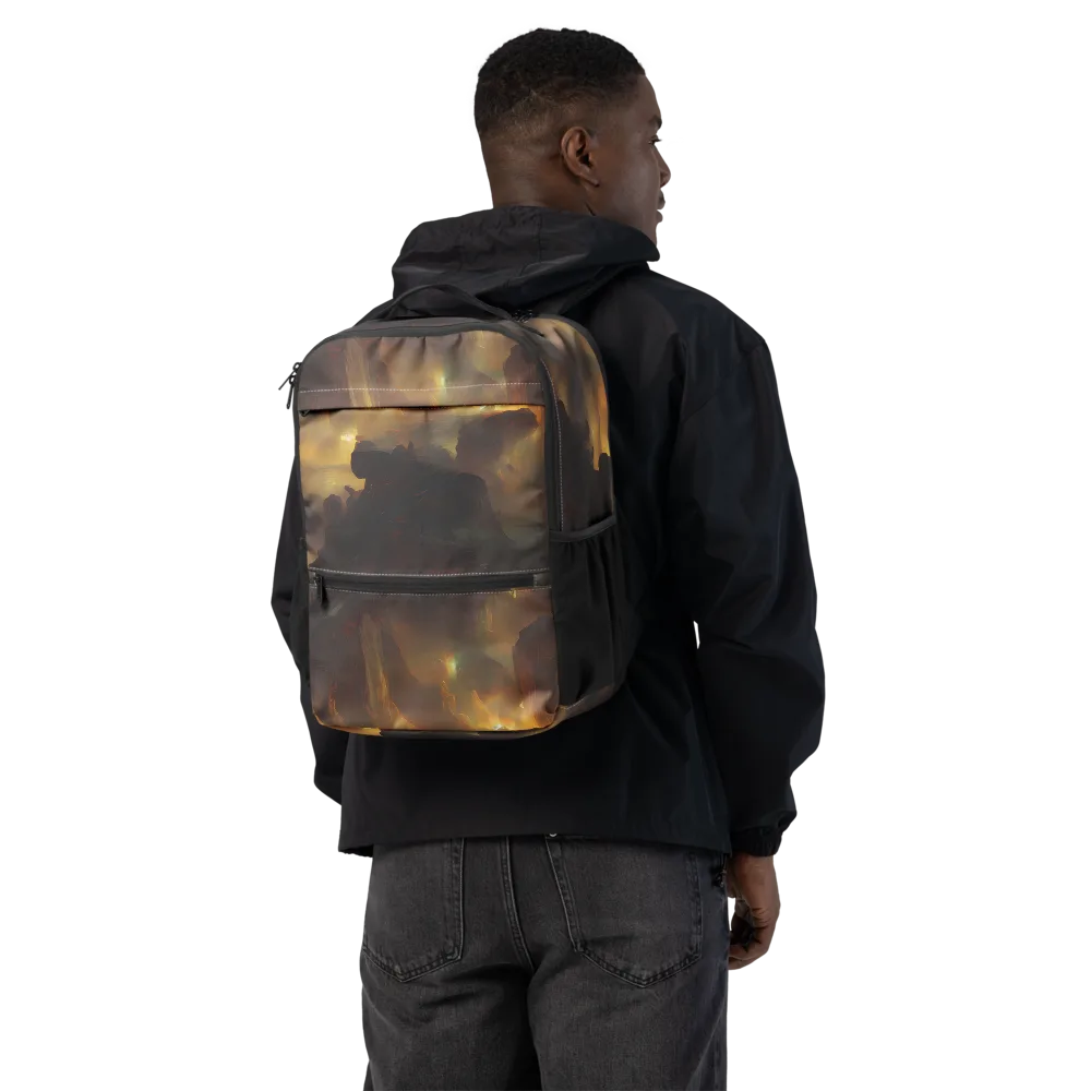 Solar Torrent on Utility Backpack — Back