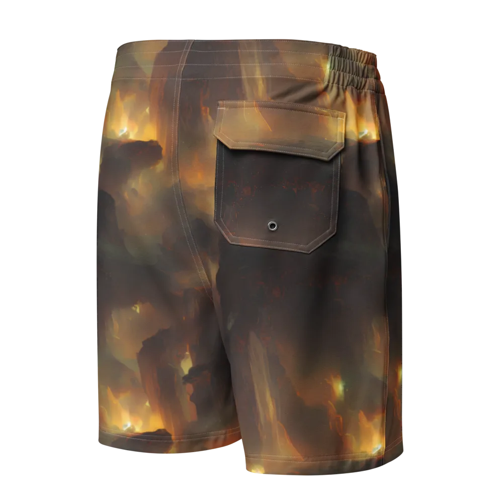 Solar Torrent on Men's Board Shorts — Back
