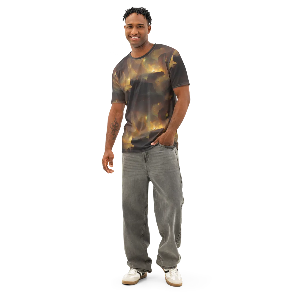 Solar Torrent on Men's Cotton Crew Neck T-Shirt — Front