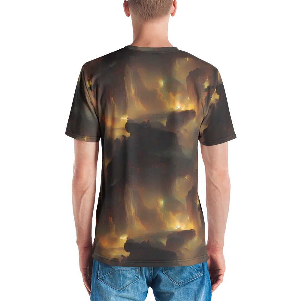Solar Torrent on Men's Crew Neck T-Shirt — Back