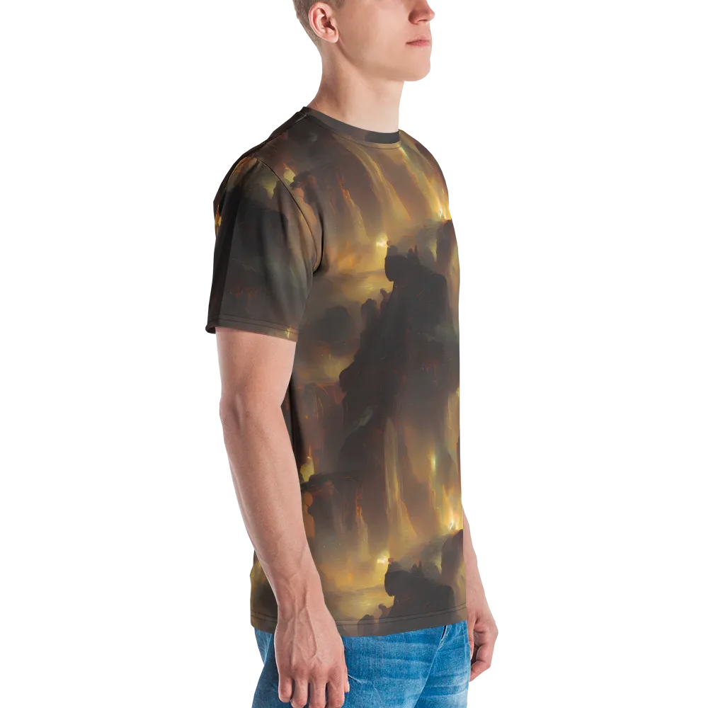 Solar Torrent on Men's Crew Neck T-Shirt — Right