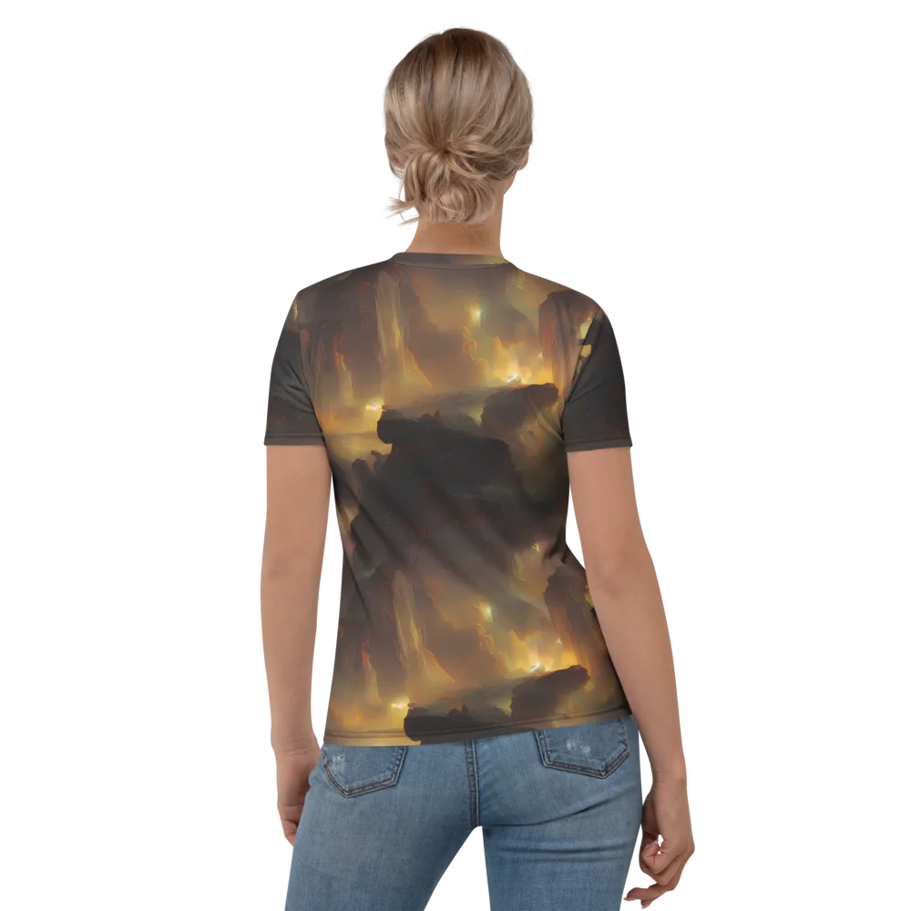 Solar Torrent on Women's Crew Neck T-Shirt — Back