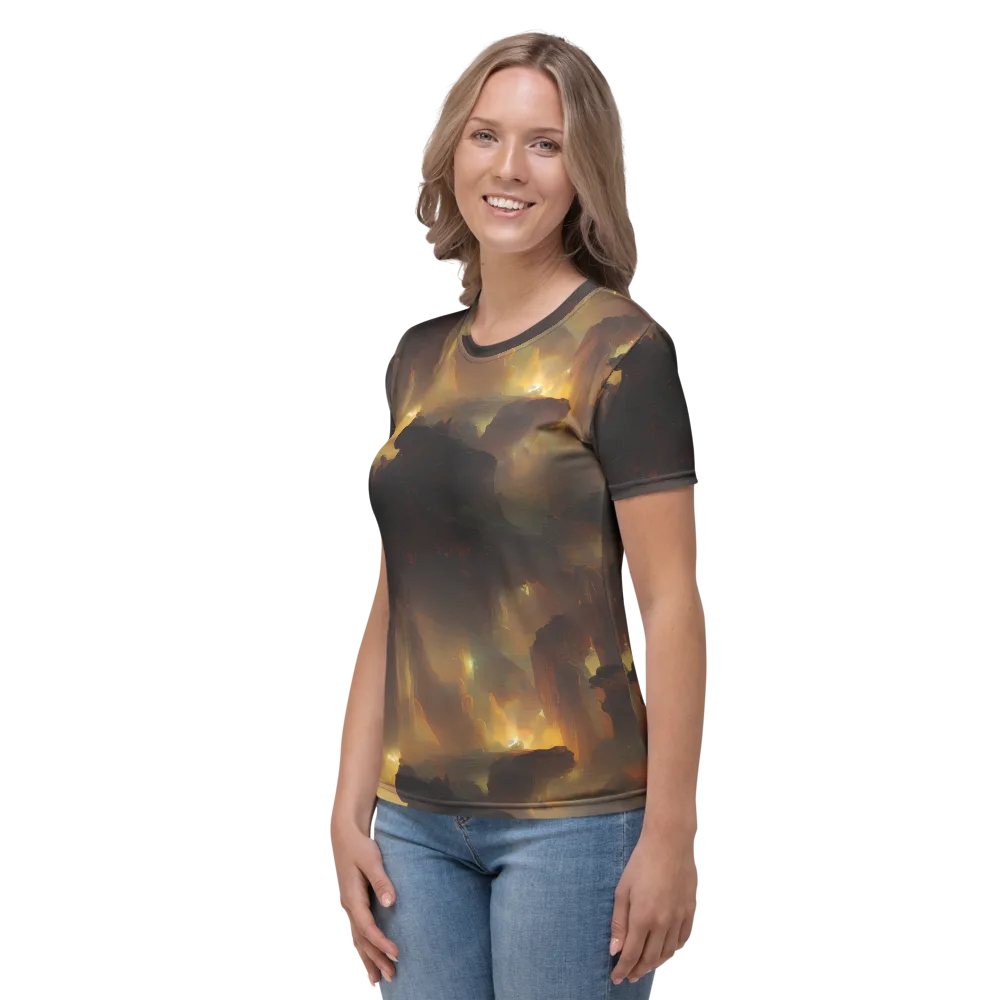 Solar Torrent on Women's Crew Neck T-Shirt — Left