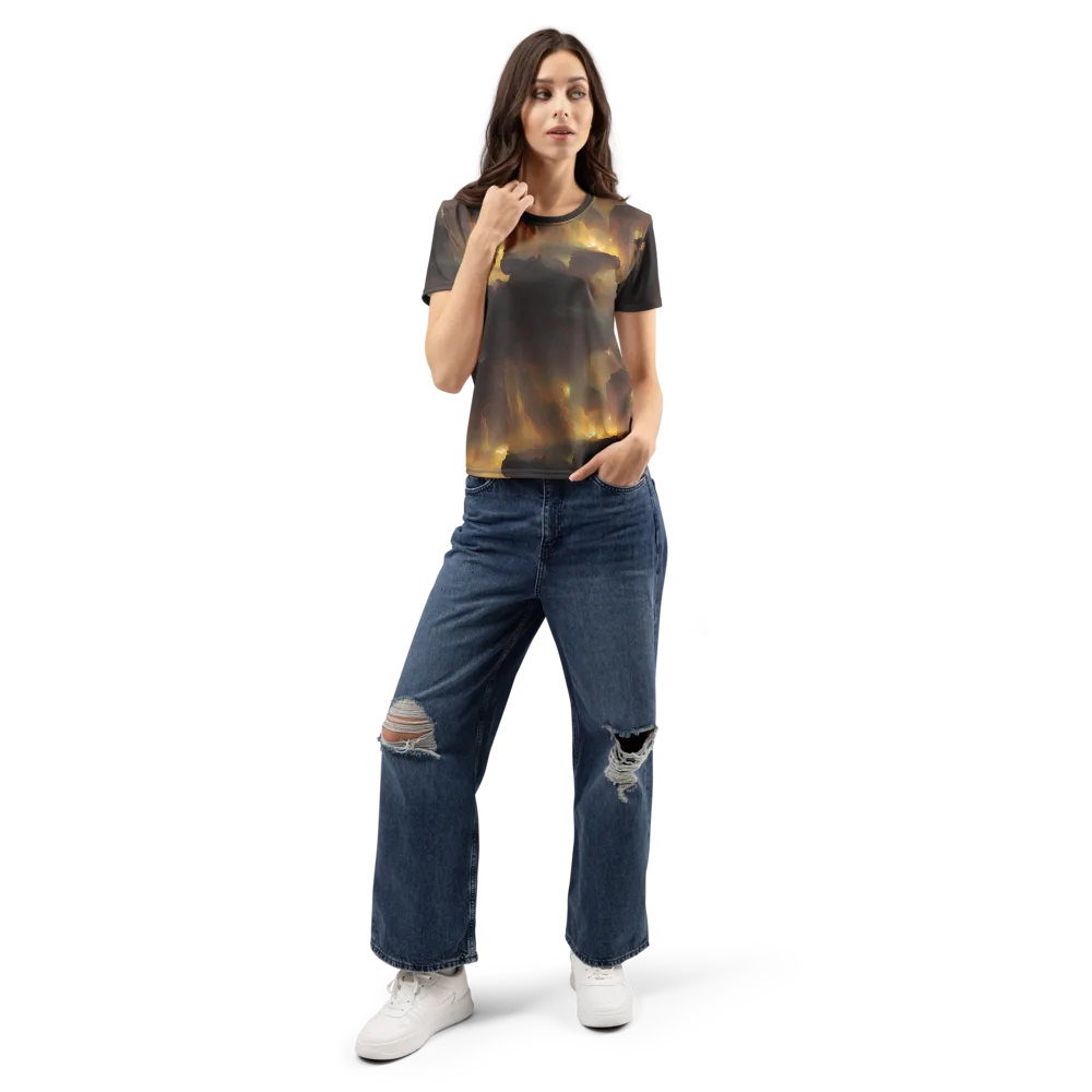 Solar Torrent on Women's Crew Neck T-Shirt — Front