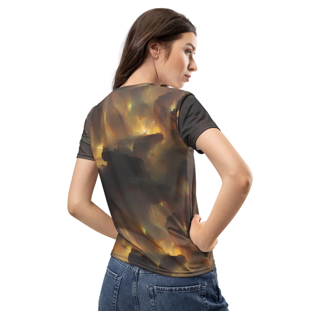 Solar Torrent on Women's Crew Neck T-Shirt — Back