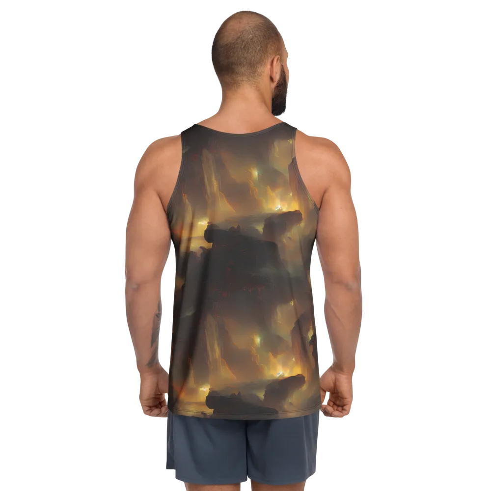 Solar Torrent on Men's Tank Top — Back