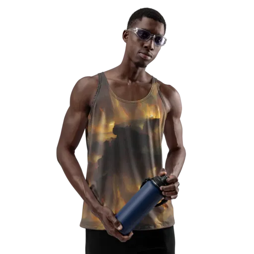 Solar Torrent on a Men's Tank Top
