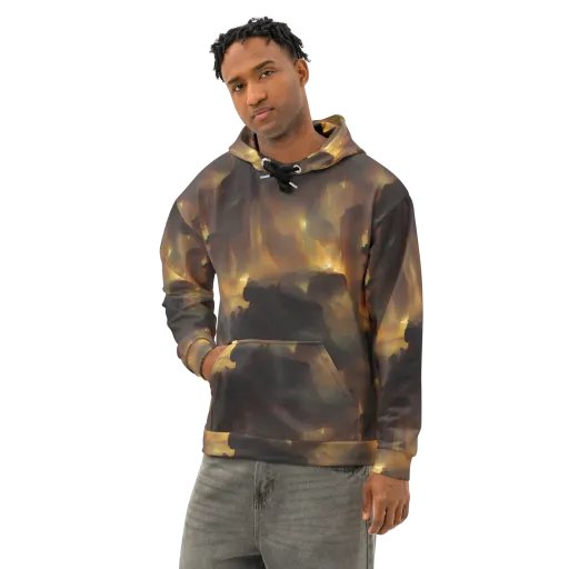 Solar Torrent on a Cotton Hoodie